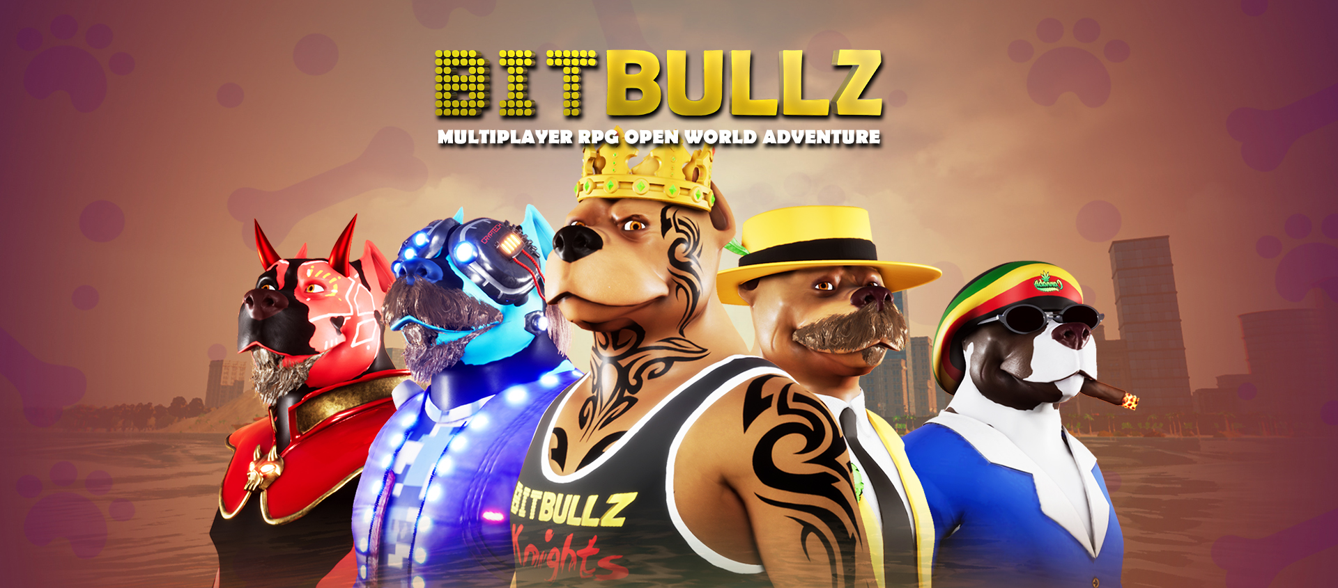 Introducing BitBullz.io Action Adventure RPG | play & earn video game.